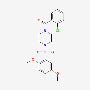 (2-CHLOROPHENYL){4-[(2,5-DIMETHOXYPHENYL)SULFONYL]PIPERAZINO}METHANONE