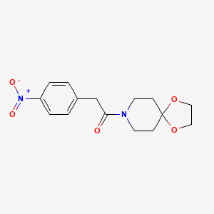 8-[(4-nitrophenyl)acetyl]-1,4-dioxa-8-azaspiro[4.5]decane