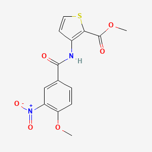 methyl 3-[(4-methoxy-3-nitrobenzoyl)amino]-2-thiophenecarboxylate