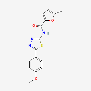 N-[5-(4-methoxyphenyl)-1,3,4-thiadiazol-2-yl]-5-methyl-2-furamide