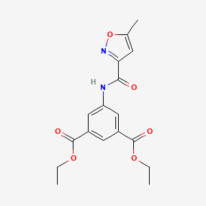 diethyl 5-{[(5-methyl-3-isoxazolyl)carbonyl]amino}isophthalate