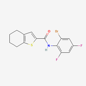 N-(2-bromo-4,6-difluorophenyl)-4,5,6,7-tetrahydro-1-benzothiophene-2-carboxamide