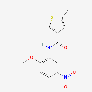 N-(2-methoxy-5-nitrophenyl)-5-methylthiophene-3-carboxamide