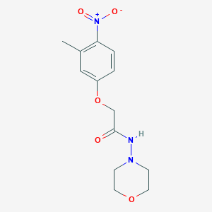 2-(3-methyl-4-nitrophenoxy)-N-4-morpholinylacetamide