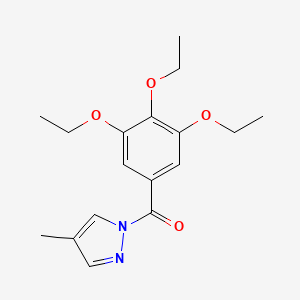 (4-methyl-1H-pyrazol-1-yl)(3,4,5-triethoxyphenyl)methanone