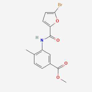 METHYL 3-{[(5-BROMO-2-FURYL)CARBONYL]AMINO}-4-METHYLBENZOATE