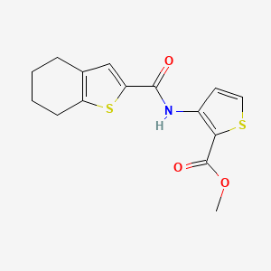 methyl 3-[(4,5,6,7-tetrahydro-1-benzothien-2-ylcarbonyl)amino]-2-thiophenecarboxylate