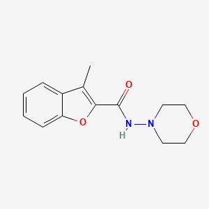 2-BENZOFURANCARBOXAMIDE, 3-METHYL-N-4-MORPHOLINYL-