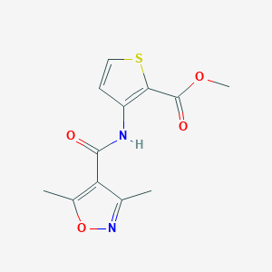 methyl 3-{[(3,5-dimethyl-4-isoxazolyl)carbonyl]amino}-2-thiophenecarboxylate