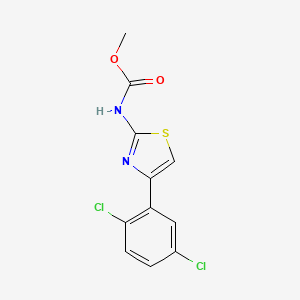 methyl [4-(2,5-dichlorophenyl)-1,3-thiazol-2-yl]carbamate