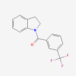 2,3-dihydro-1H-indol-1-yl[3-(trifluoromethyl)phenyl]methanone