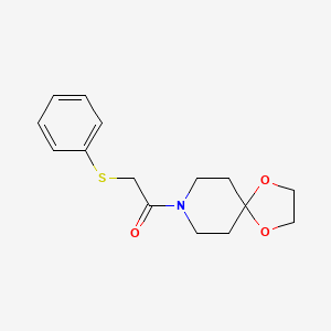 8-[(phenylthio)acetyl]-1,4-dioxa-8-azaspiro[4.5]decane