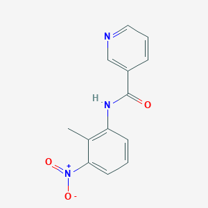 N-(2-methyl-3-nitrophenyl)pyridine-3-carboxamide