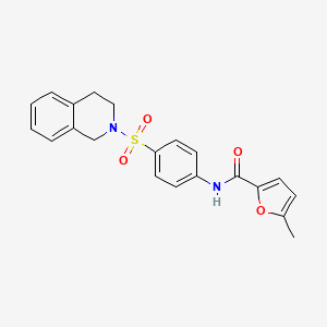 N-[4-(3,4-dihydro-2(1H)-isoquinolinylsulfonyl)phenyl]-5-methyl-2-furamide