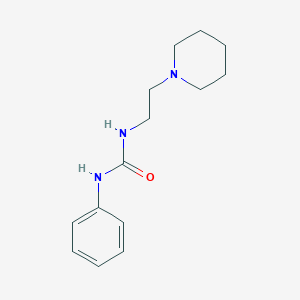 1-Phenyl-3-[2-(piperidin-1-yl)ethyl]urea