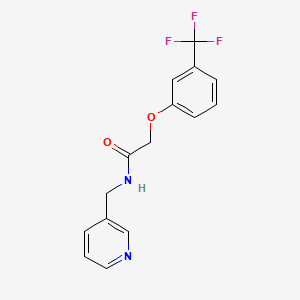 N-(pyridin-3-ylmethyl)-2-[3-(trifluoromethyl)phenoxy]acetamide