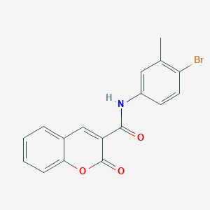 N-(4-bromo-3-methylphenyl)-2-oxo-2H-chromene-3-carboxamide