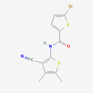 5-bromo-N-(3-cyano-4,5-dimethylthiophen-2-yl)thiophene-2-carboxamide