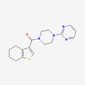 [4-(2-PYRIMIDINYL)PIPERAZINO](4,5,6,7-TETRAHYDRO-1-BENZOTHIOPHEN-3-YL)METHANONE