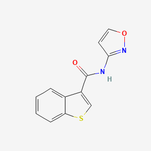 N-(12-OXAZOL-3-YL)-1-BENZOTHIOPHENE-3-CARBOXAMIDE