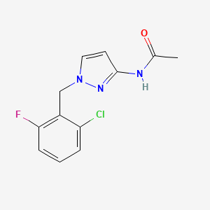 N-[1-(2-chloro-6-fluorobenzyl)-1H-pyrazol-3-yl]acetamide