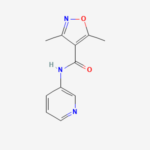 3,5-DIMETHYL-N-(3-PYRIDINYL)-4-ISOXAZOLECARBOXAMIDE