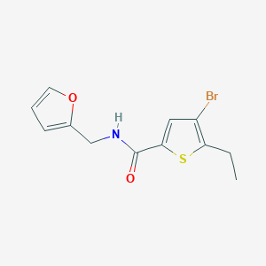 4-BROMO-5-ETHYL-N-[(FURAN-2-YL)METHYL]THIOPHENE-2-CARBOXAMIDE