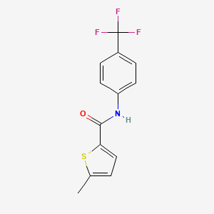 5-methyl-N-[4-(trifluoromethyl)phenyl]thiophene-2-carboxamide