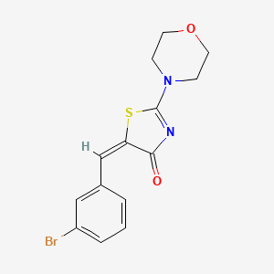 5-(3-bromobenzylidene)-2-(4-morpholinyl)-1,3-thiazol-4(5H)-one