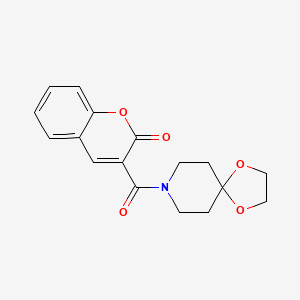 3-(1,4-dioxa-8-azaspiro[4.5]dec-8-ylcarbonyl)-2H-chromen-2-one