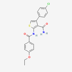 4-(4-chlorophenyl)-2-[(4-ethoxybenzoyl)amino]-3-thiophenecarboxamide