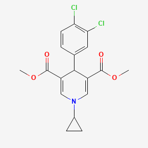 dimethyl 1-cyclopropyl-4-(3,4-dichlorophenyl)-1,4-dihydro-3,5-pyridinedicarboxylate