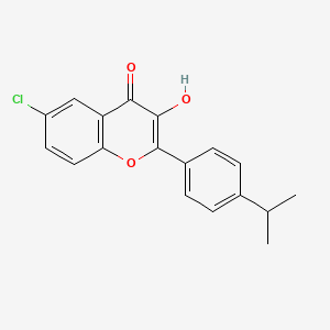 6-chloro-3-hydroxy-2-(4-isopropylphenyl)-4H-chromen-4-one