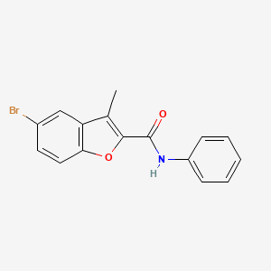 5-bromo-3-methyl-N-phenyl-1-benzofuran-2-carboxamide