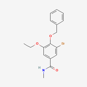 4-(benzyloxy)-3-bromo-5-ethoxy-N-methylbenzamide