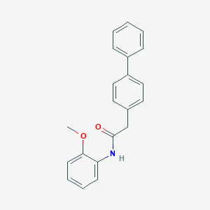 molecular formula C21H19NO2 B359879 N-(2-methoxyphenyl)-2-(4-phenylphenyl)acetamide CAS No. 848373-60-4
