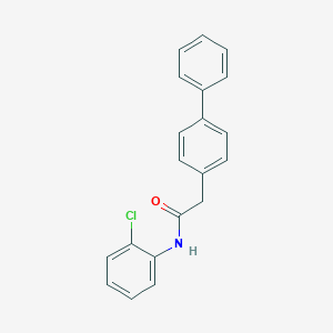 molecular formula C20H16ClNO B359880 N-(2-chlorophenyl)-2-(4-phenylphenyl)acetamide CAS No. 848286-39-5