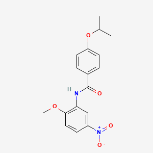 N-(2-methoxy-5-nitrophenyl)-4-propan-2-yloxybenzamide