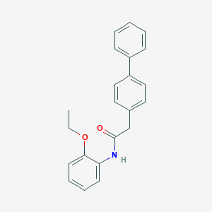 molecular formula C22H21NO2 B359903 N-(2-ethoxyphenyl)-2-(4-phenylphenyl)acetamide CAS No. 924205-46-9