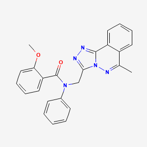 2-METHOXY-N-({6-METHYL-[1,2,4]TRIAZOLO[3,4-A]PHTHALAZIN-3-YL}METHYL)-N-PHENYLBENZAMIDE