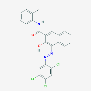 molecular formula C24H16Cl3N3O2 B035991 Pigment red 112 CAS No. 6535-46-2