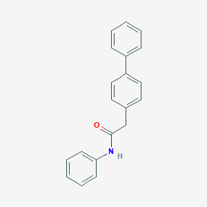 molecular formula C20H17NO B359910 N-phenyl-2-(4-phenylphenyl)acetamide CAS No. 848175-28-0