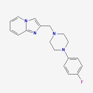 2-{[4-(4-fluorophenyl)-1-piperazinyl]methyl}imidazo[1,2-a]pyridine