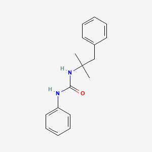 molecular formula C17H20N2O B3599390 N-(1,1-dimethyl-2-phenylethyl)-N'-phenylurea 