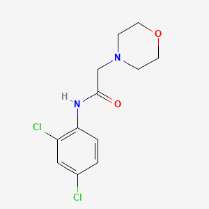 molecular formula C12H14Cl2N2O2 B3599405 N-(2,4-dichlorophenyl)-2-(4-morpholinyl)acetamide 