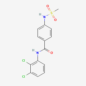 N-(2,3-dichlorophenyl)-4-[(methylsulfonyl)amino]benzamide