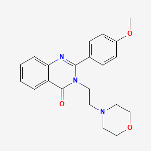 2-(4-METHOXYPHENYL)-3-(2-MORPHOLINOETHYL)-4(3H)-QUINAZOLINONE