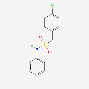 1-(4-chlorophenyl)-N-(4-iodophenyl)methanesulfonamide