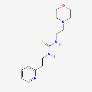 N-(2-MORPHOLINOETHYL)-N'-[2-(2-PYRIDYL)ETHYL]THIOUREA