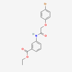 ethyl 3-{[(4-bromophenoxy)acetyl]amino}benzoate